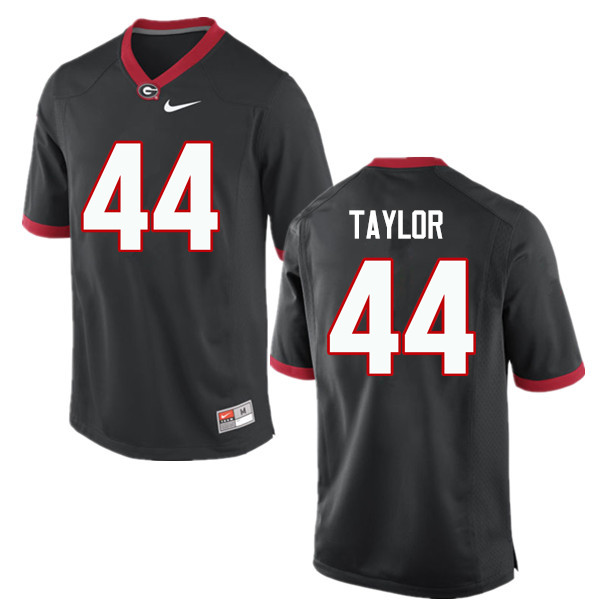 Men Georgia Bulldogs #44 Juwan Taylor College Football Jerseys-Black